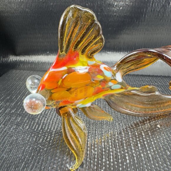 Hand Blown Russian Art Glass Fish Figurine Delicate Figure Hand Made In Russia - Picture 8 of 14